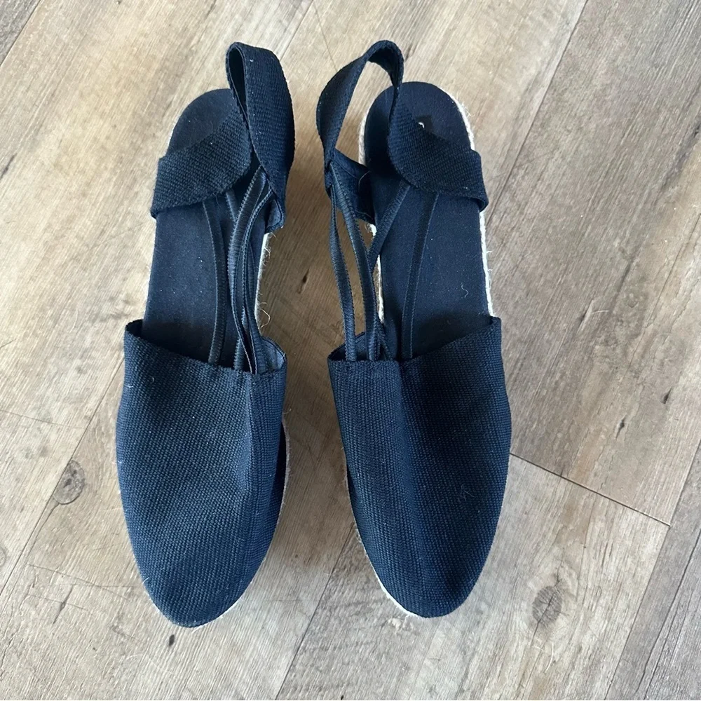 Sesto Meucci Slingback Julie Espadrille Black